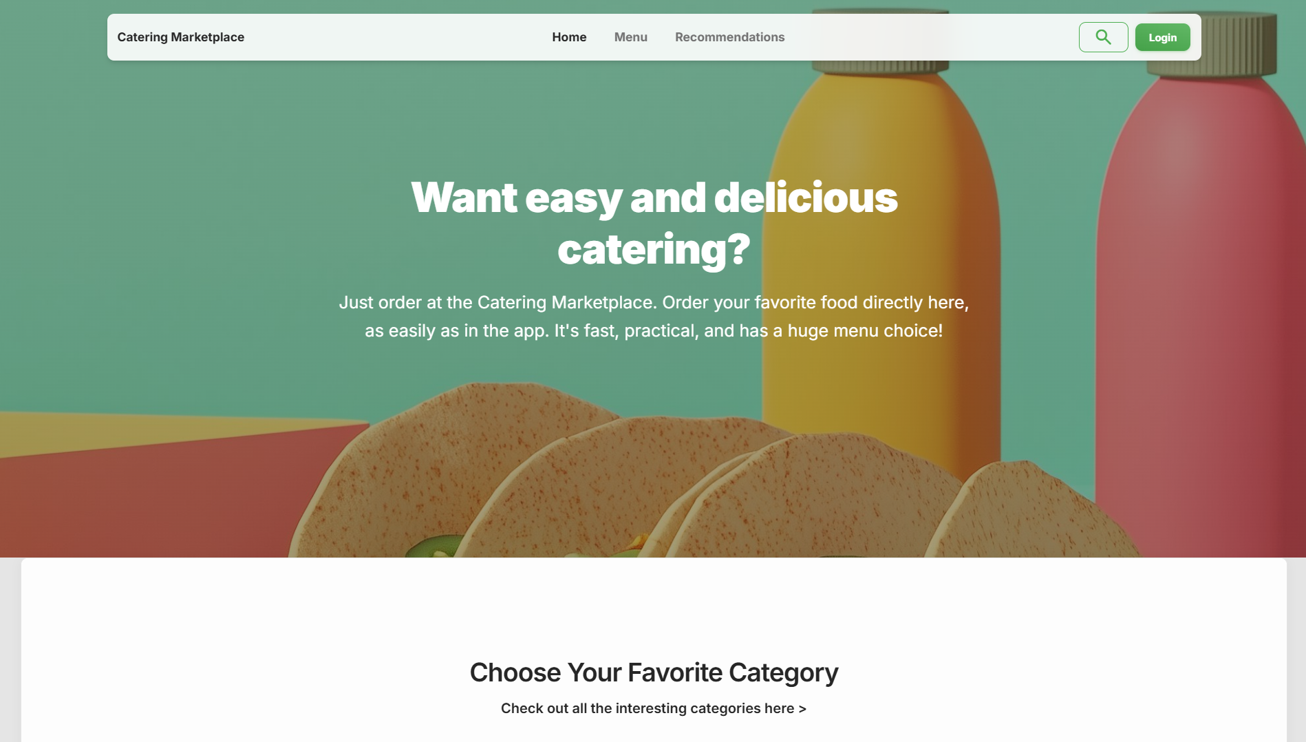 Catering Marketplace